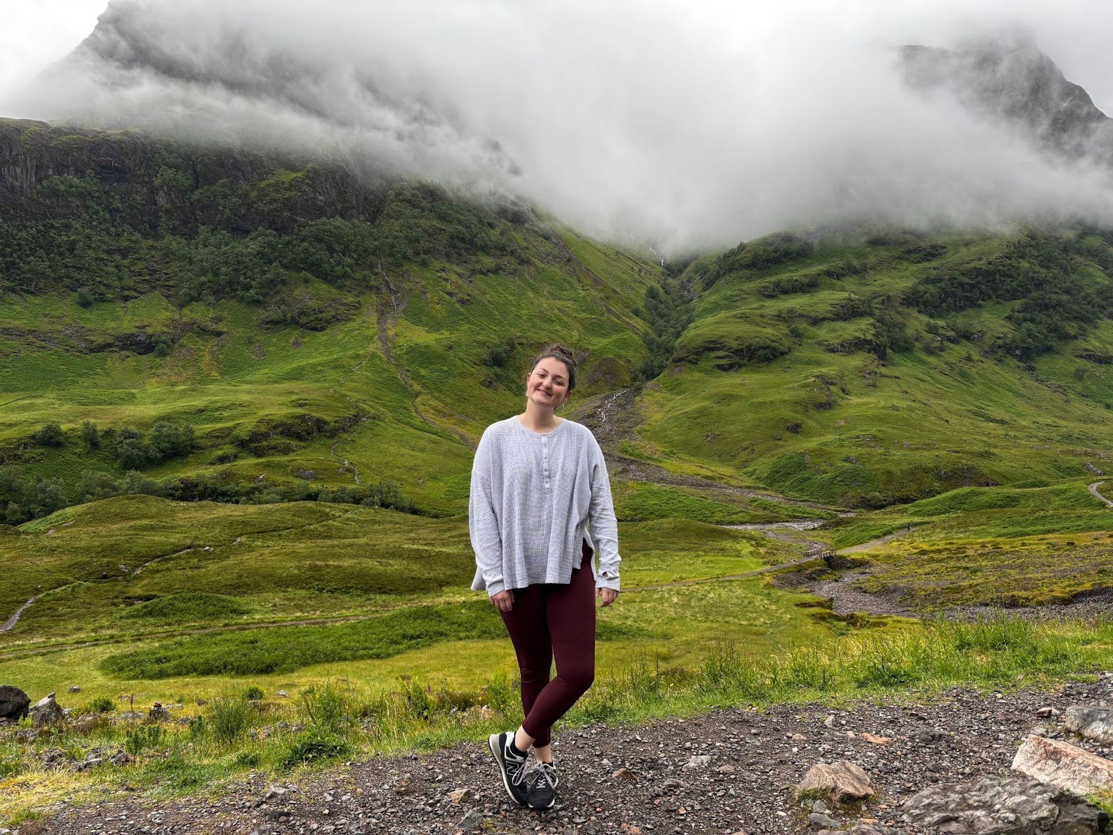 Top photo features Jillian Bogart in the Isle of Skye in the Highlands of Scotland, June 15, 2025. Photo by Isabel &ldquo;Izzy&rdquo; Rains.