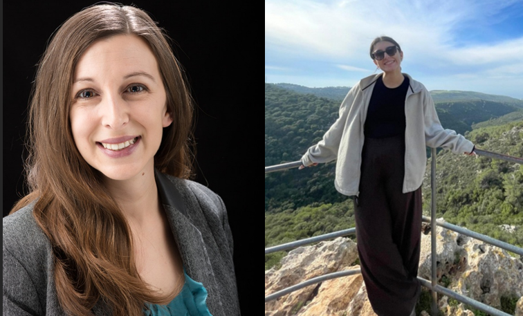 Top photos feature (left) Dr. Jessica Martell. Photo by Marie Freeman. (Right) Amanda Bruckstein &rsquo;25. Photo submitted