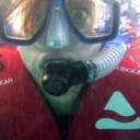 Kimberly Bowman snorkeling