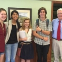  Rennie Brantz pictured here far right with students