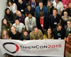 Students at OpenCon 2015 conference