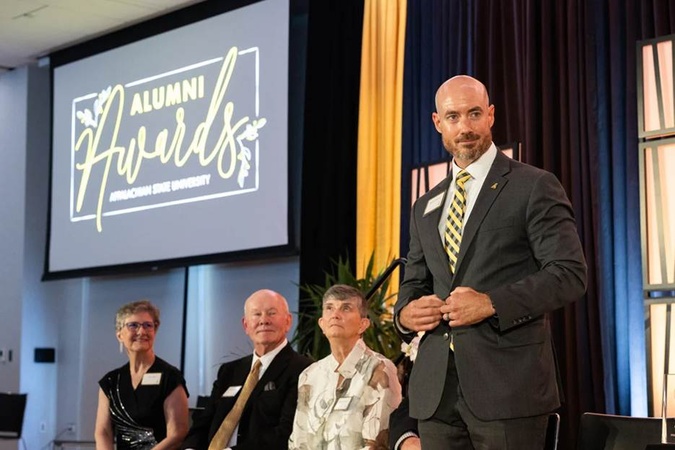 Marcus W. Osborne during the Alumni Awards Gala held on July 11, 2026
