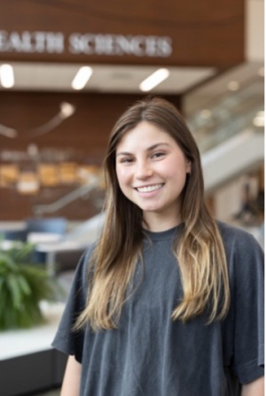 Top photo features Breanna Gibson in App State&rsquo;s Beaver College of Heath Sciences. Photo Submitted.